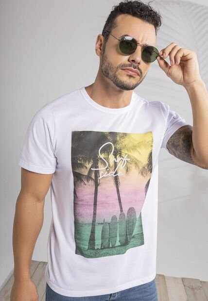Camiseta Hombre Blanco Mp 101784
