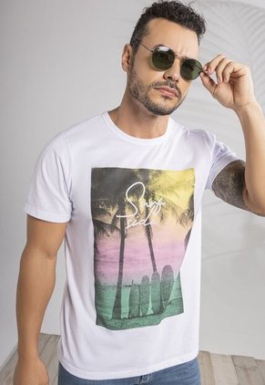 Camiseta Hombre Blanco Mp 101784