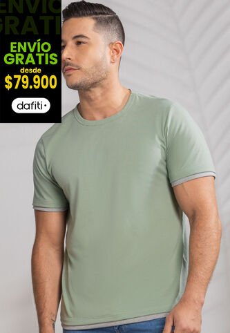 Camiseta Hombre Verde Mp 389 MP