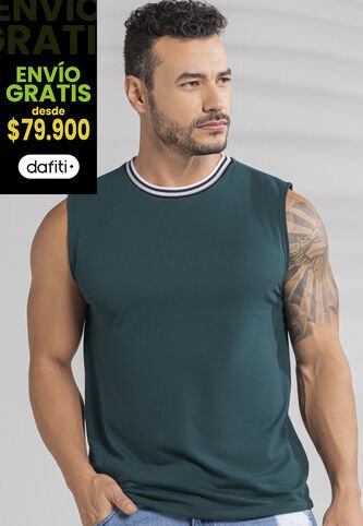 Camisilla Hombre Verde Mp 101775 MP