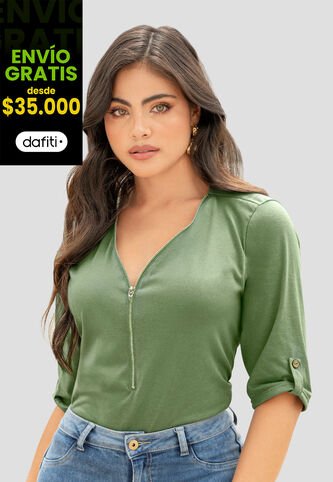 Blusa Mujer Aceituna Mp 110678 MP