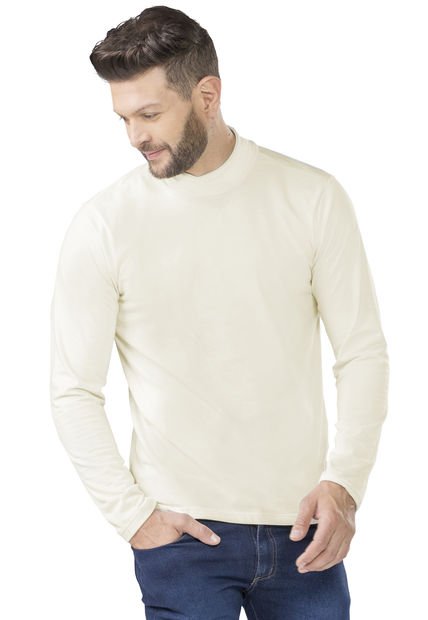 Camibuzo Hombre Beige Mp 3774