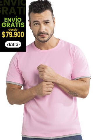 Camiseta Hombre Rosa Mp 389 MP