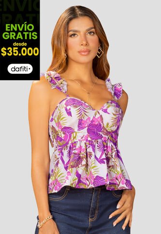 Blusa Mujer Estampado Mp 110426 MP
