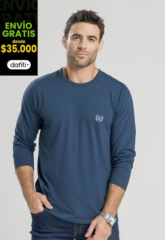 Camibuzo Masculino Azul Petróleo Oscuro Mp 3969 MP