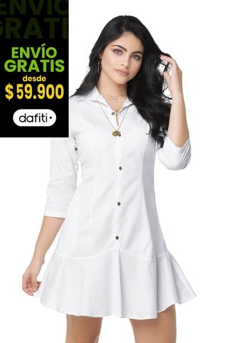 Vestido Para Mujer Blanco MP MP