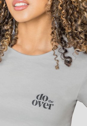 Camiseta Mujer Gris Claro Mp 113730