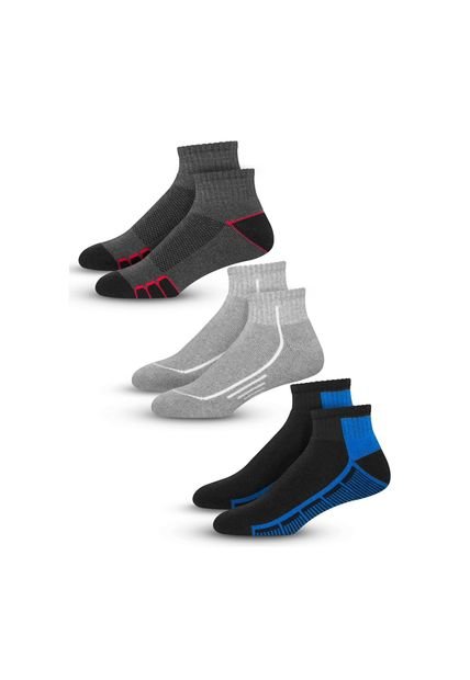 Medias Tobilleras Acolchadas Hombre P X 3