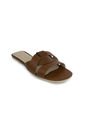 Sandalia Plana Mussi Glasgow Color Miel Para Mujer de Mussi