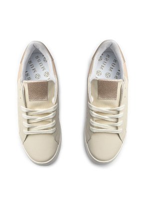 Tenis Mussi Mozambique Color Hueso Para Mujer