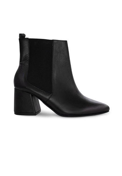 Botin Tacon De Cuero Silvana