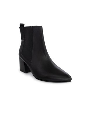 Botin Tacon De Cuero Silvana