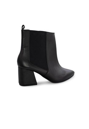 Botin Tacon De Cuero Silvana