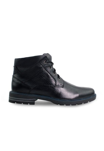 Botin Con Cordones De Cuero Laios