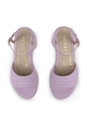 Sandalia Chunky Mussi Teheran Color Lila Para Mujer