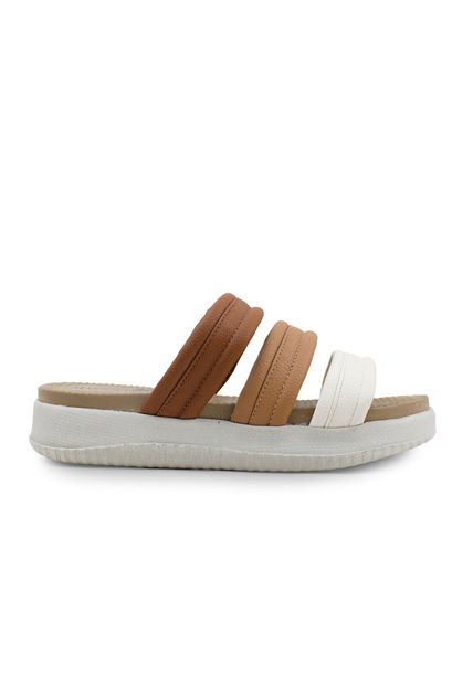 Sandalia Flatform De Sintético Syllan