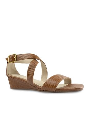 Sandalia Tacon Corrido De Cuero Nicola