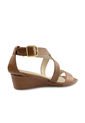 Sandalia Tacon Corrido De Cuero Nicola de Mussi