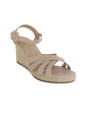 Sandalia Plataforma Mussi Mistica Color Nude Para Mujer