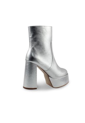 Botin Plataforma De Cuero Arcene