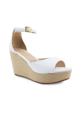 Sandalia Plataforma De Cuero Lotus