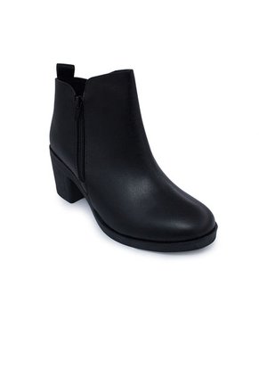 Botin Tacon Mussi Chalis Color Negro Para Mujer