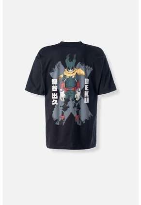 Camiseta De My Hero Academia Oversized Fit Para Hombre XS
