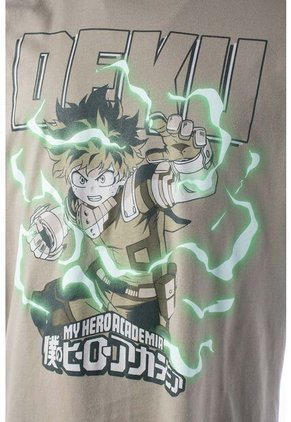 Camiseta My Hero Academia Oversized Fit Para Hombre M