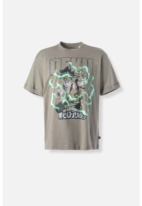 Camiseta My Hero Academia Oversized Fit Para Hombre S
