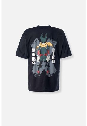 Camiseta De My Hero Academia Oversized Fit Para Hombre L