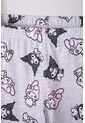 Pijama De My Melody & Kuromi Gris Y Blanca De Pantalón Largo Para Niña 12 de My Melody & Kuromi