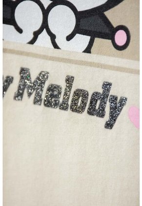 Camiseta De My Melody & Kuromi Relax Fit Para Mujer XS