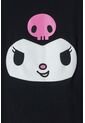 Camiseta De Kuromi Negra Manga Corta Para Niña 10 de My Melody & Kuromi