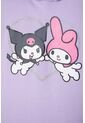 Vestido De My Melody & Kuromi Lila Con Estampado En Frente Para Niña 8 de My Melody & Kuromi