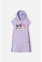 Vestido De My Melody & Kuromi Lila Con Estampado En Frente Para Niña 6 de My Melody & Kuromi