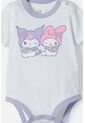 Body De My Melody & Kuromi Blanco Con Broches En Entrepierna Para Bebé Niña 9-12 de My Melody & Kuromi