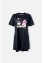 Pijama De My Melody & Kuromi Negra Tipo Batola Para Mujer M de My Melody & Kuromi