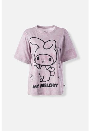 Camiseta De My Melody & Kuromi Regular Fit Para Mujer XL