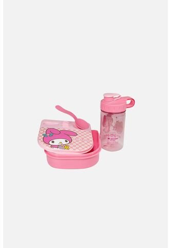 Set De Sanduchera + Botella De My Melody Para Niña U My Melody & Kuromi