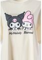 Camiseta De My Melody & Kuromi Relax Fit Para Mujer L de My Melody & Kuromi