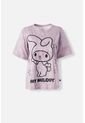 Camiseta De My Melody & Kuromi Regular Fit Para Mujer S de My Melody & Kuromi
