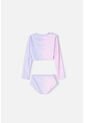 Conjunto De Baño De My Melody & Kuromi Rosado Y Lavanda Manga Larga Para Niña 6 de My Melody & Kuromi