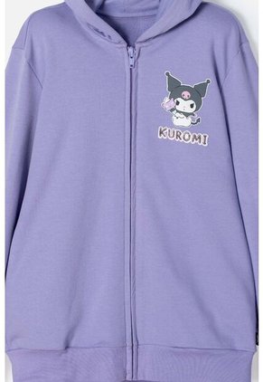 Buzo De Kuromi Lila Con Capucha Para Niña 6
