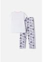 Pijama De My Melody & Kuromi Gris Y Blanca De Pantalón Largo Para Niña 8 de My Melody & Kuromi