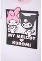 Pijama De My Melody & Kuromi Gris Y Blanca De Pantalón Largo Para Niña 10 de My Melody & Kuromi