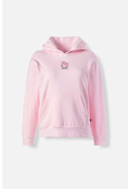 Buzo De My Melody & Kuromi Rosado Con Capucha Para Mujer S