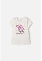 Camiseta My Melody Manga Corta Marfil Para Niña 8 de My Melody & Kuromi
