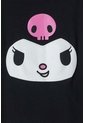 Camiseta De Kuromi Negra Manga Corta Para Niña 12 de My Melody & Kuromi