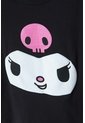 Camiseta De Kuromi Negra Manga Corta Para Niña 12 de My Melody & Kuromi