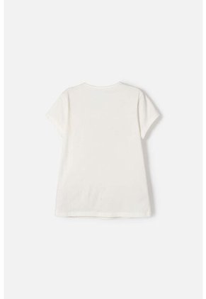 Camiseta My Melody Manga Corta Marfil Para Niña 8